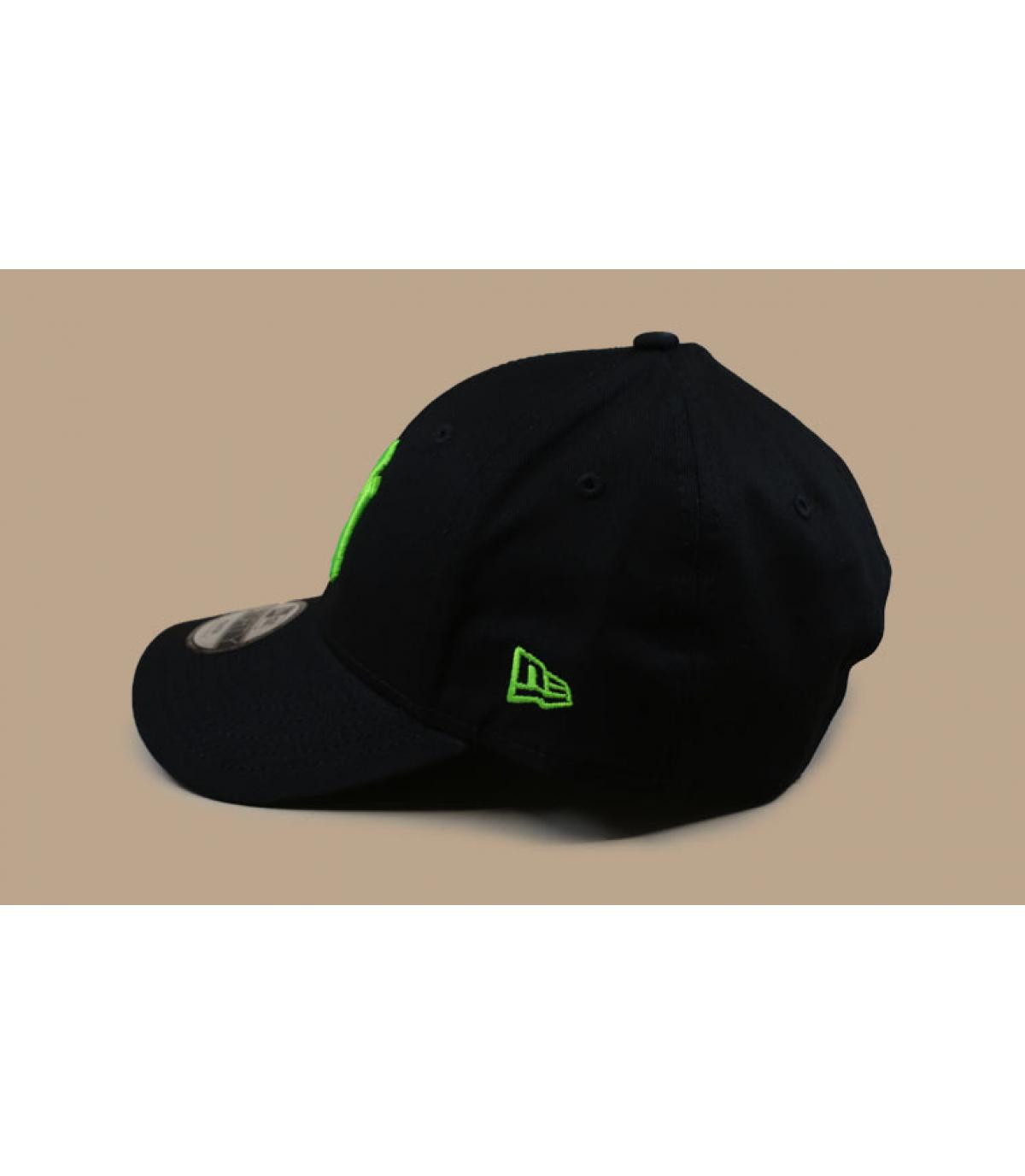 casquette NY enfant noir vert